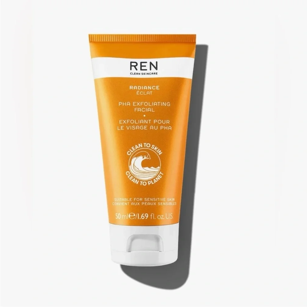Ren Clean Skin RADIANCE PHA EXFOLIATING FACIAL NIB Brand New